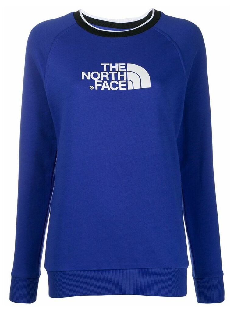 The North Face contrast collar sweatshirt - Blue