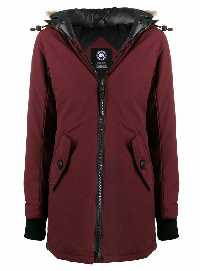 Canada Goose Rosemont parka coat - Red