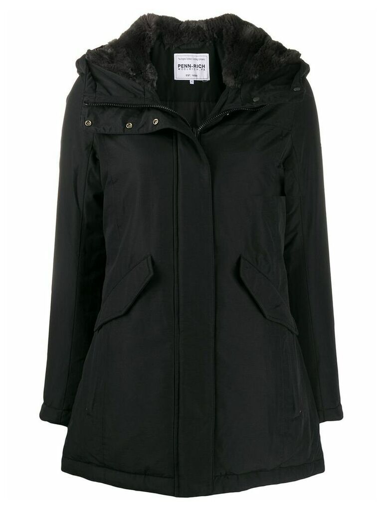 Woolrich hooded parka jacket - Black