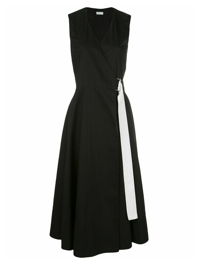 Rosetta Getty belted wrap dress - Black