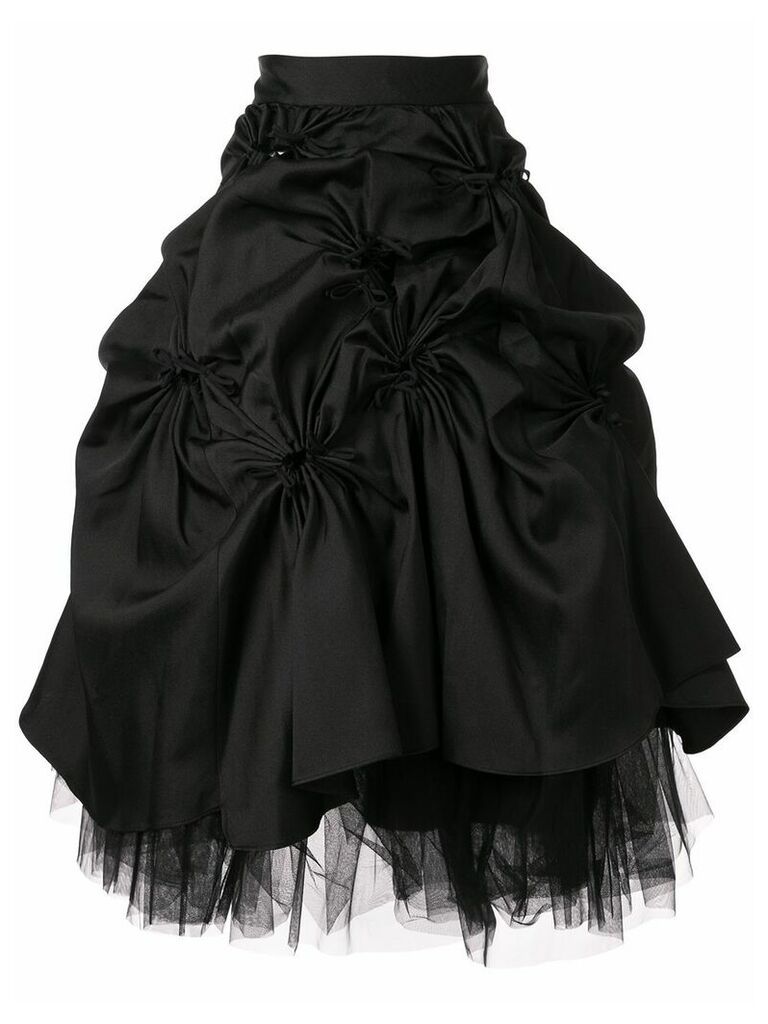 Shushu/Tong flared midi skirt - Black