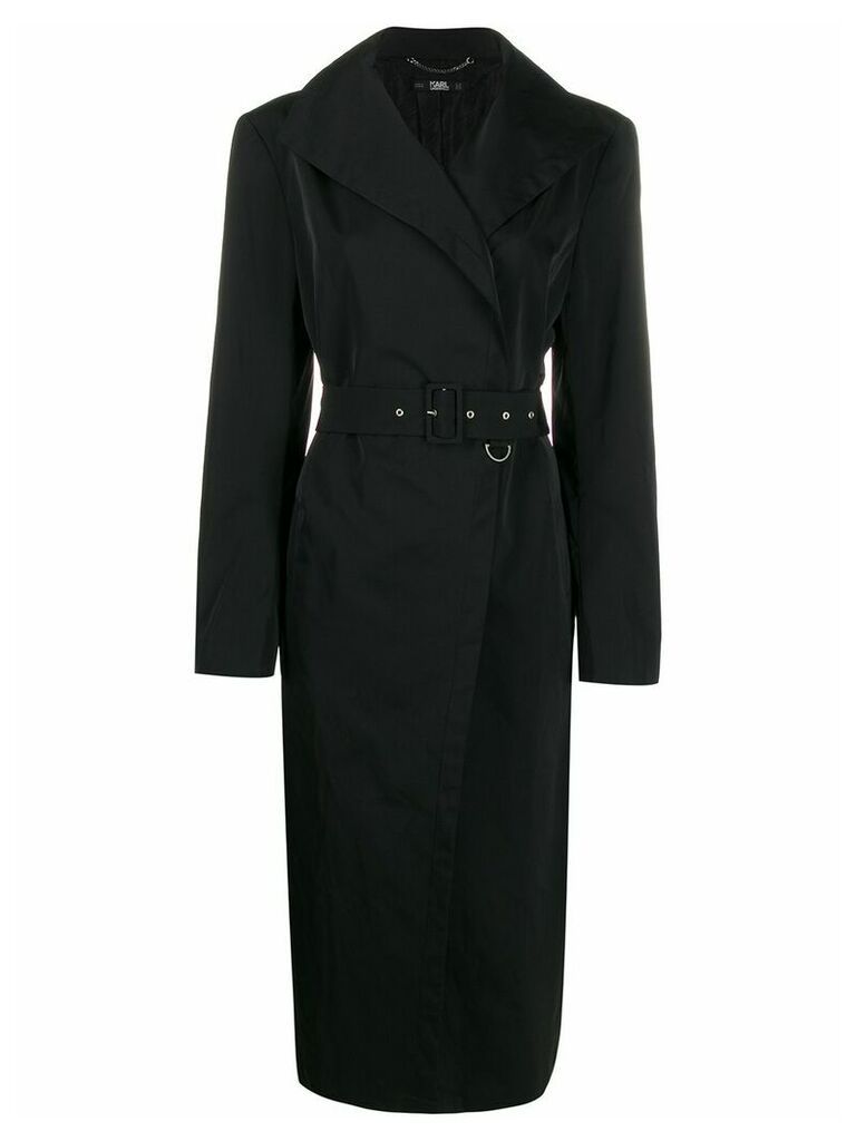 Karl Lagerfeld x Carine Roitfeld taffeta coat - 999