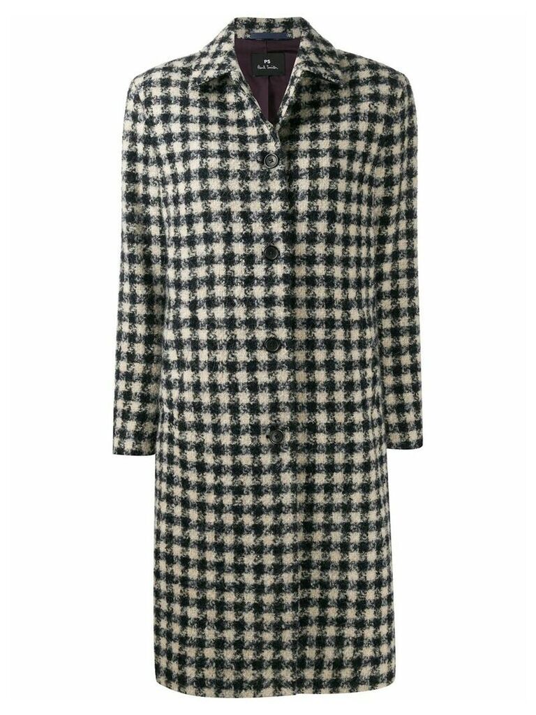 PS Paul Smith gingham coat - Blue