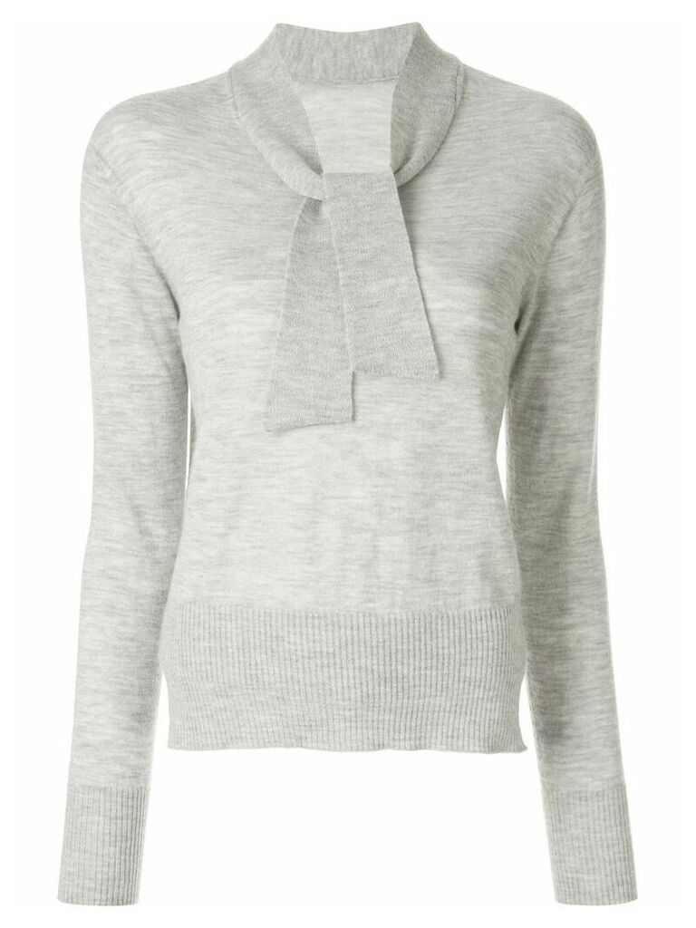 Onefifteen tied knitted jumper - Grey