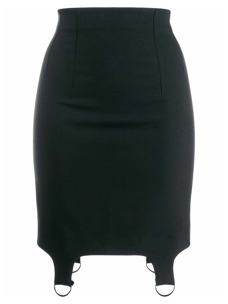 Chalayan buckle detail skirt - Black