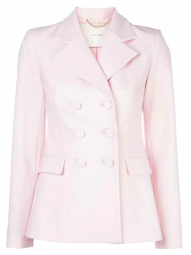 Adam Lippes doule-breasted blazer - PINK