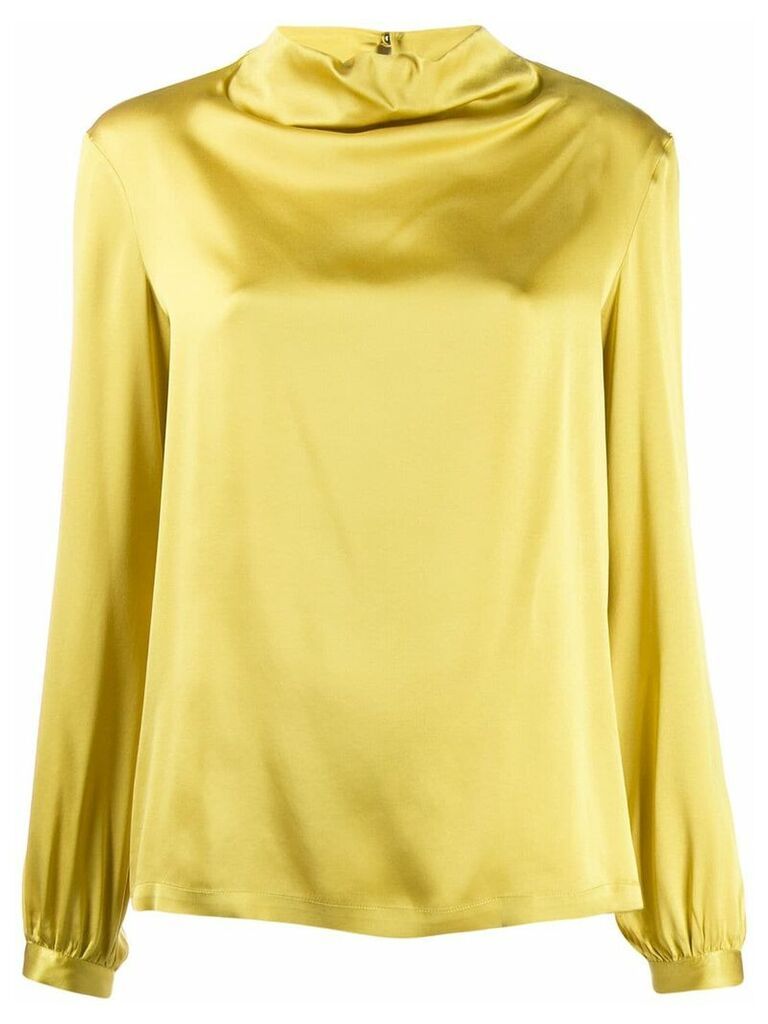 Antonelli long-sleeved flared blouse - Yellow