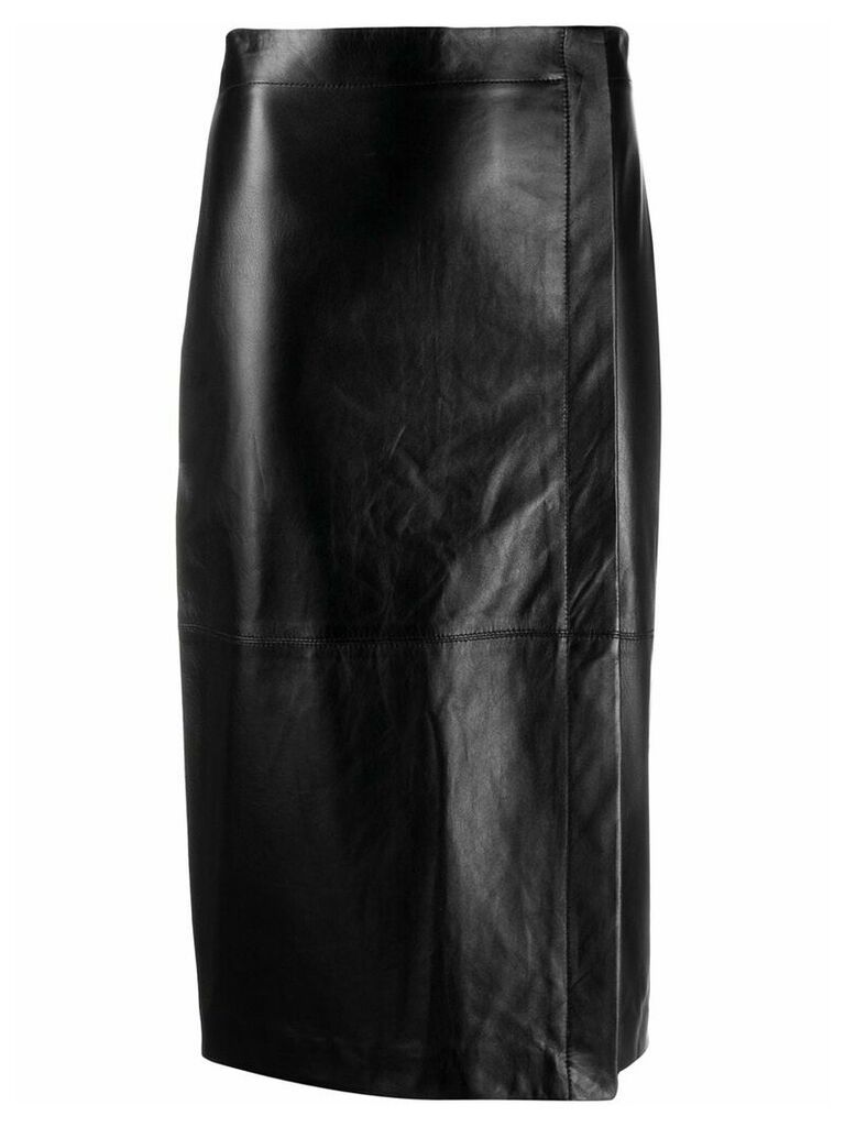Antonelli side-slit pencil skirt - Black