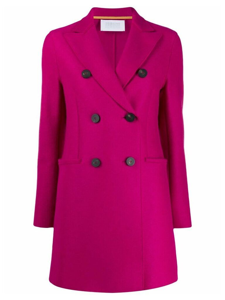 Harris Wharf London short double breasted coat - Pink
