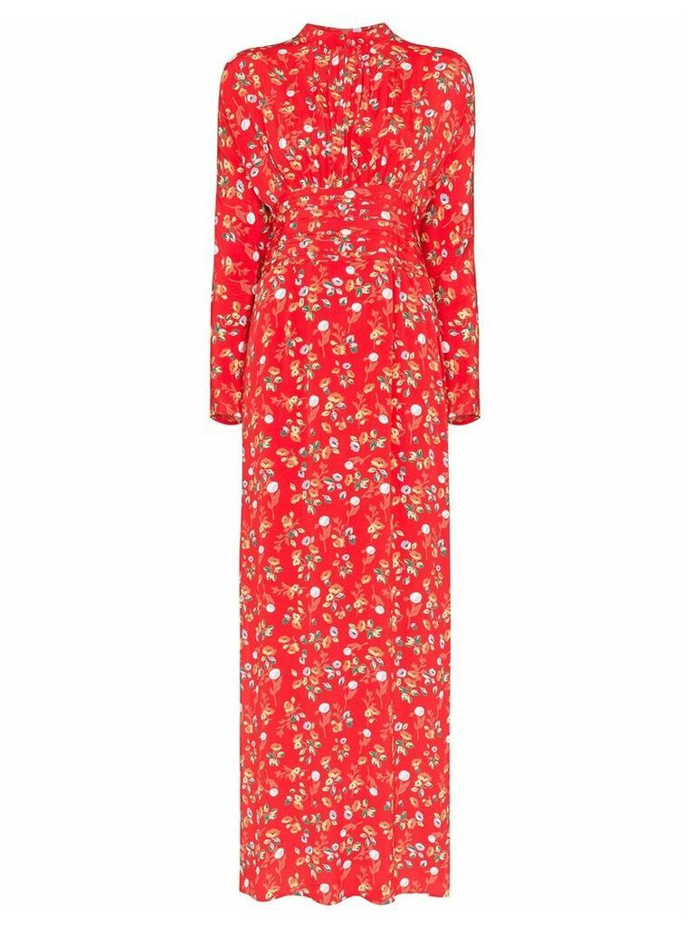 byTiMo floral print maxi dress - Red