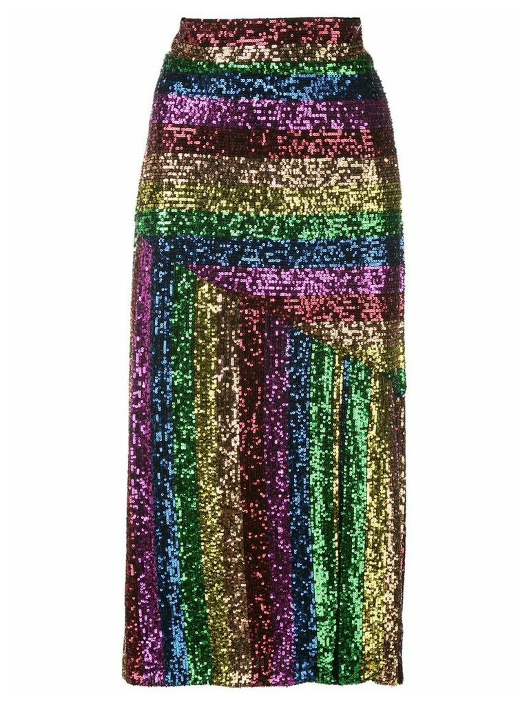 Iorane sequinned rainbow skirt - Multicolour