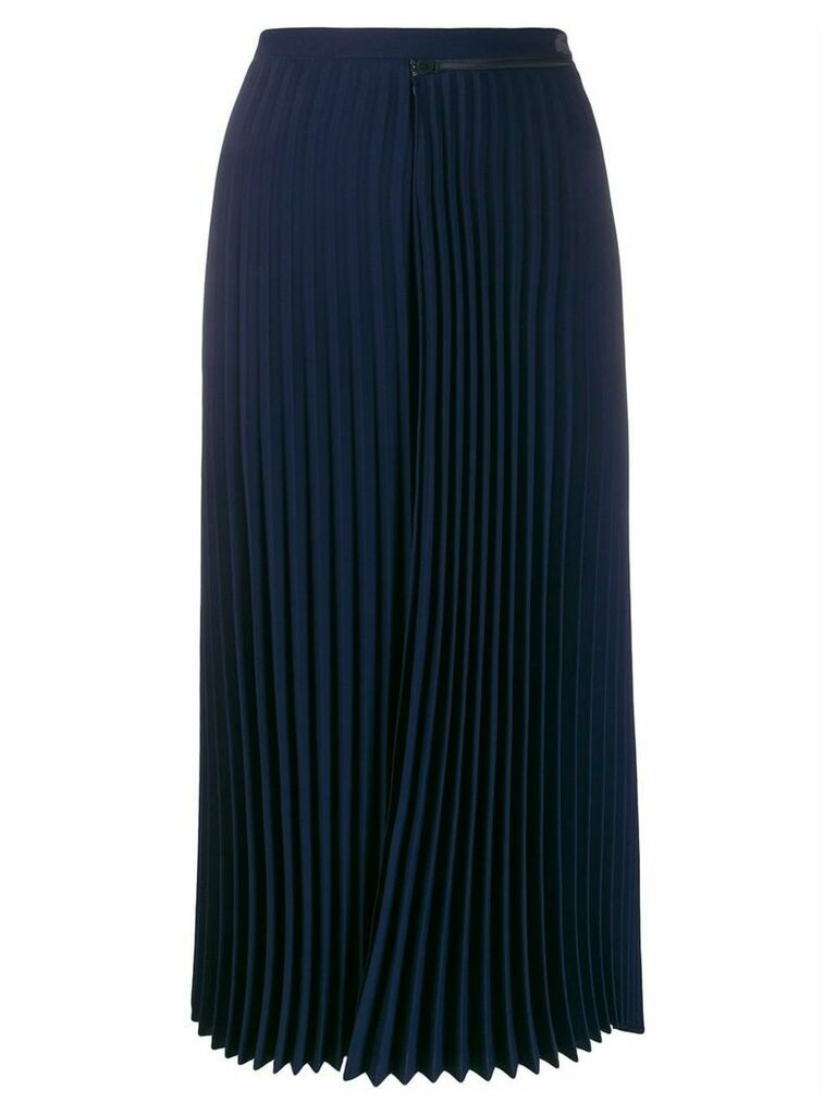 Lacoste pleated midi skirt - Blue