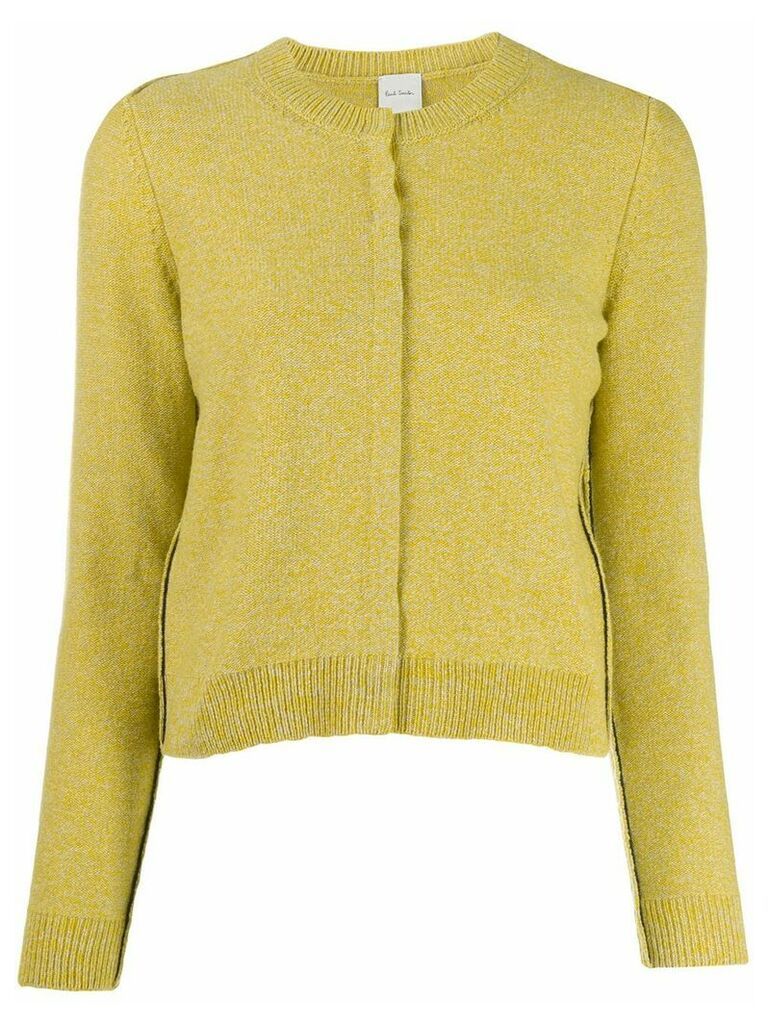 Paul Smith mottled knit cardigan - Yellow