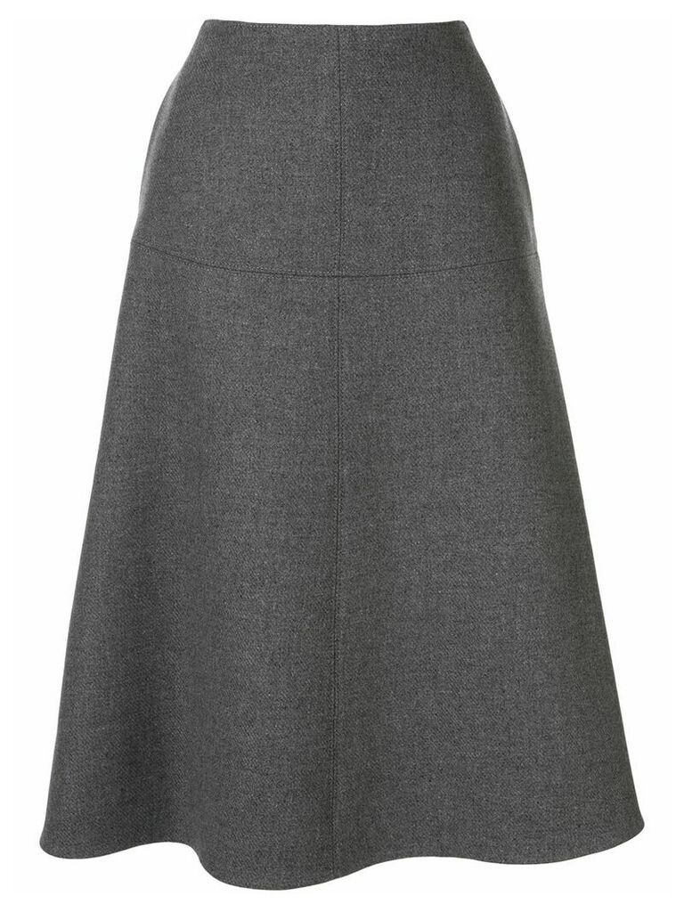 Stella McCartney high-waisted A-line skirt - Grey