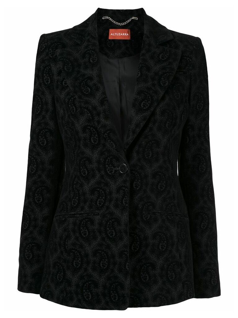 Altuzarra Paisley print blazer - Black