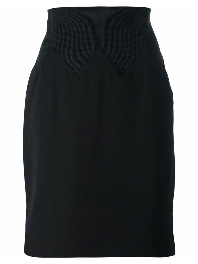 Jean Paul Gaultier Pre-Owned knee length skirt - Black