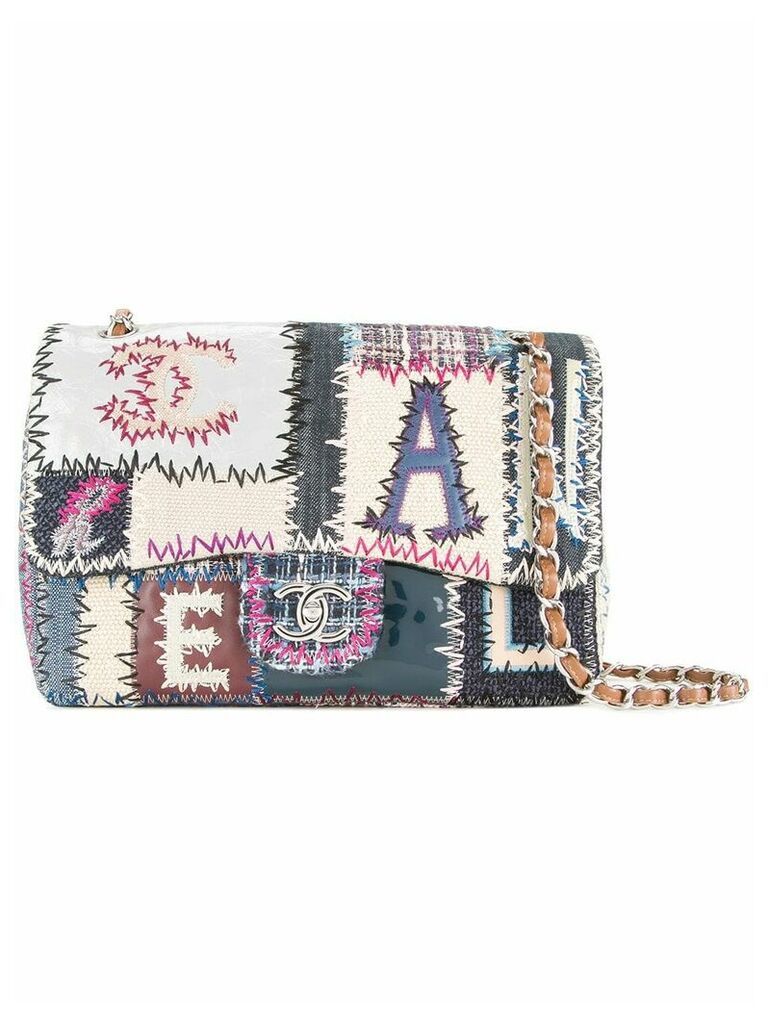Chanel Pre-Owned 2012 patchwork chain shoulder bag - Multicolour