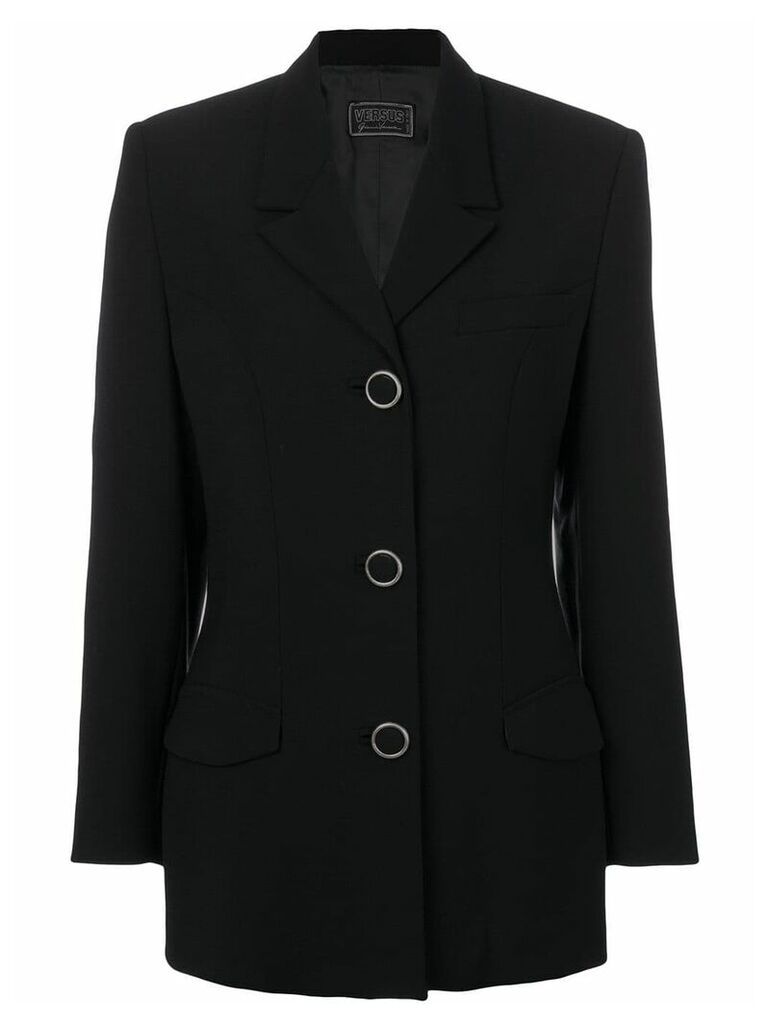 Versace Pre-Owned single breasted jacket - Black