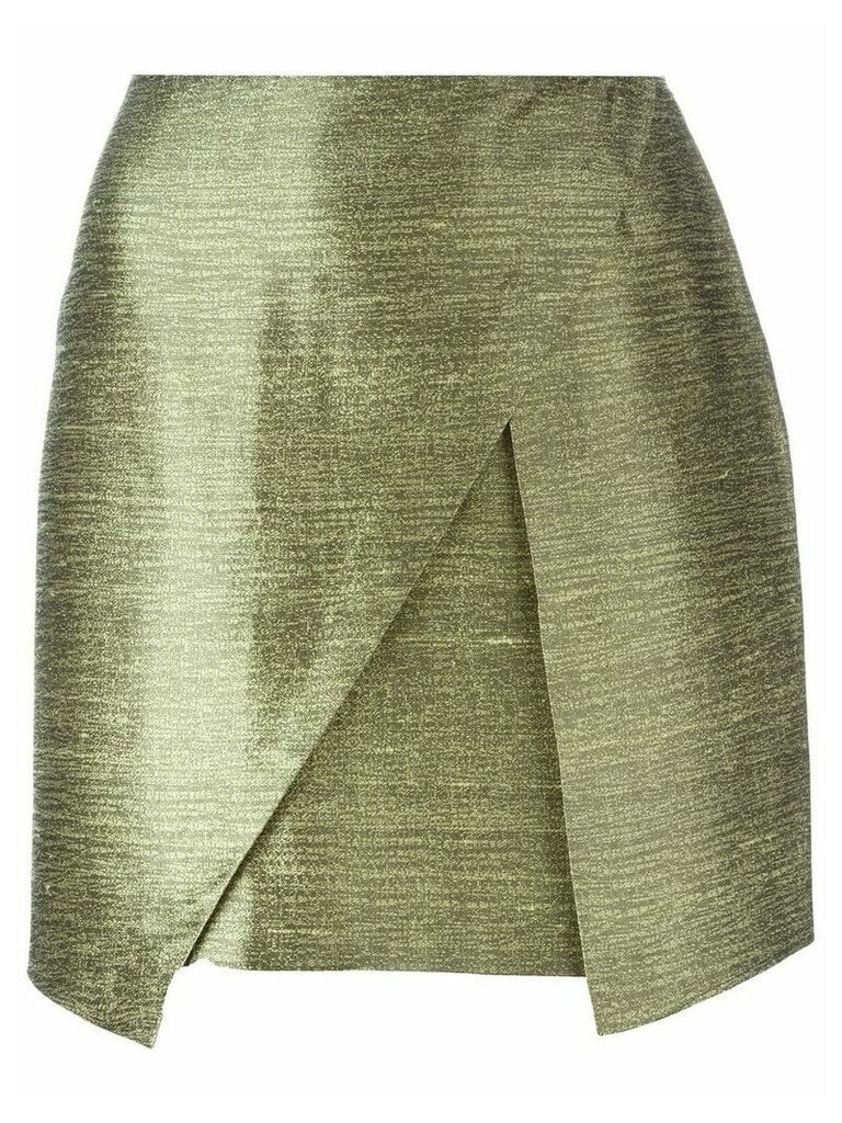 Romeo Gigli Pre-Owned mini wrap skirt - Green
