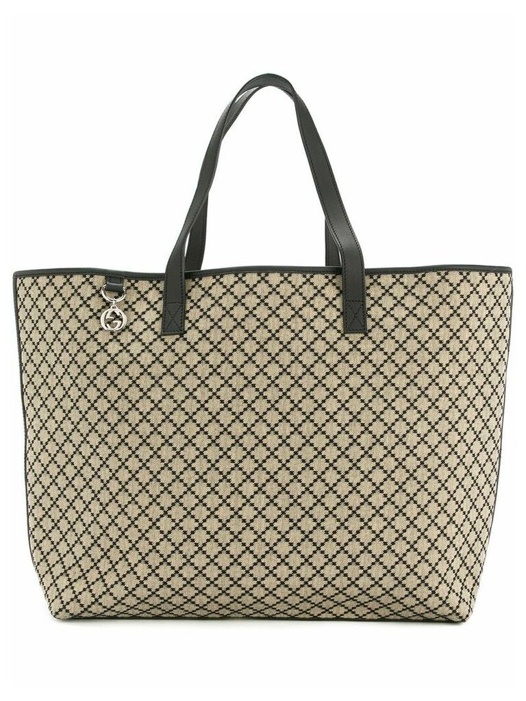 Gucci Pre-Owned diamante jacquard tote bag - Brown