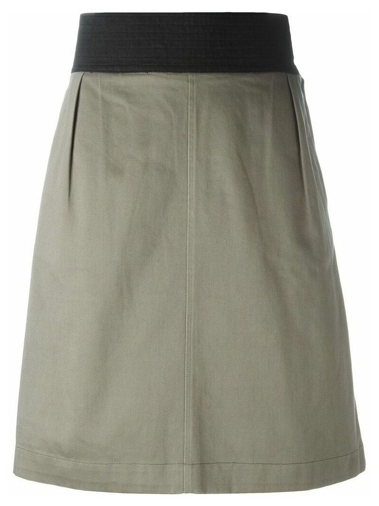 Yves Saint Laurent Pre-Owned A-line skirt - Grey