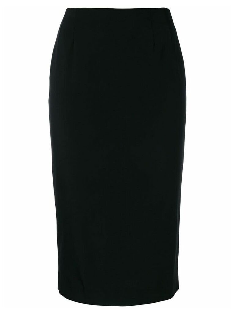 Dolce & Gabbana Pre-Owned fitted midi skirt - Black