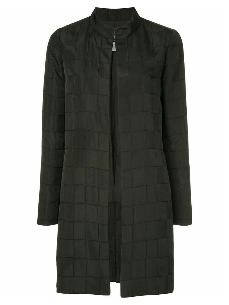 Chanel Pre-Owned long sleeve coat jacket - Black