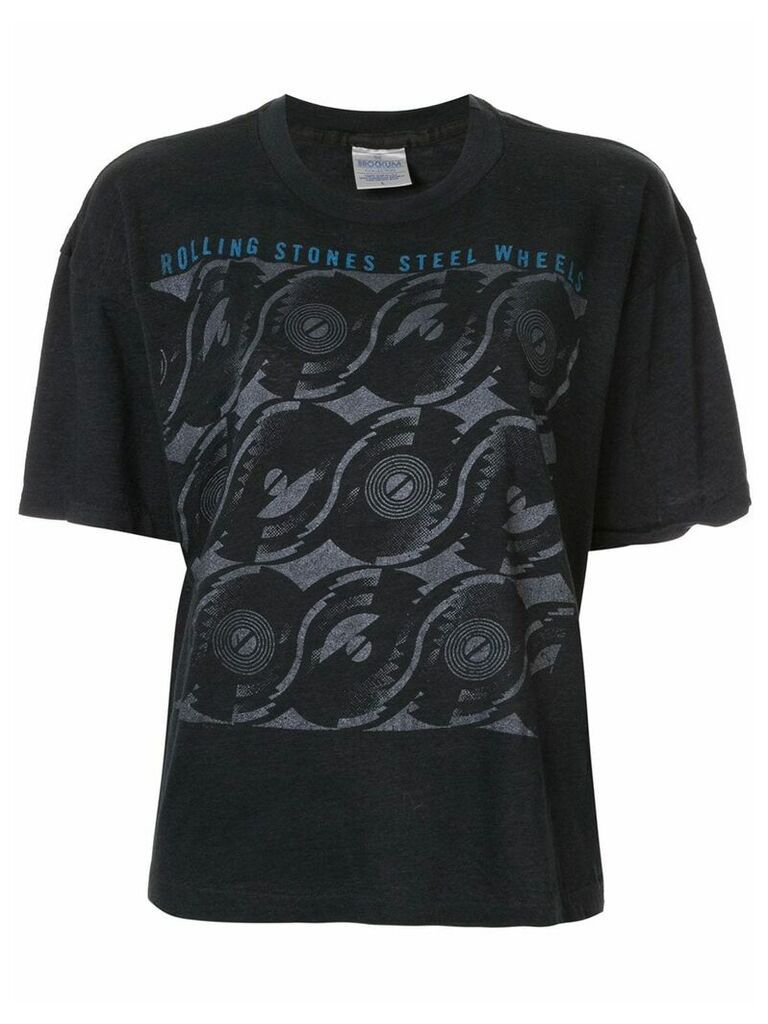 Fake Alpha Vintage 1980's Rolling Stones T-shirt - Black