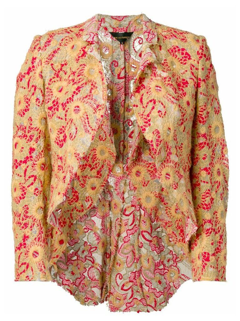 Comme Des Garçons Pre-Owned 2003's embroidered jacket