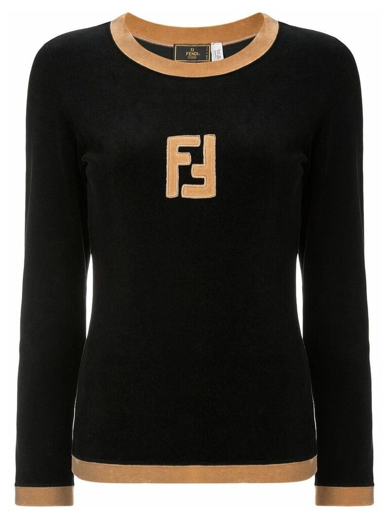 Fendi Pre-Owned long sleeve jumper - Black