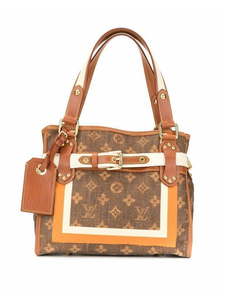 Louis Vuitton Pre-Owned Sac Rayures PM Hand Tote Bag - Brown