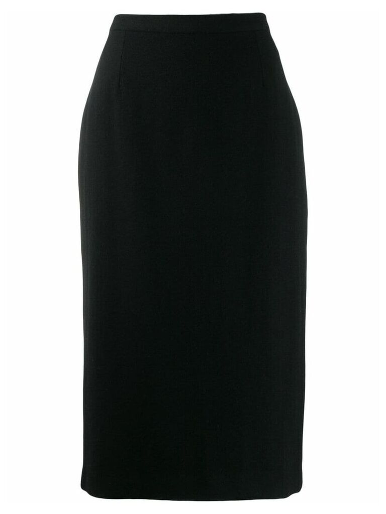 Dolce & Gabbana Pre-Owned 1990's fitted midi skirt - Black
