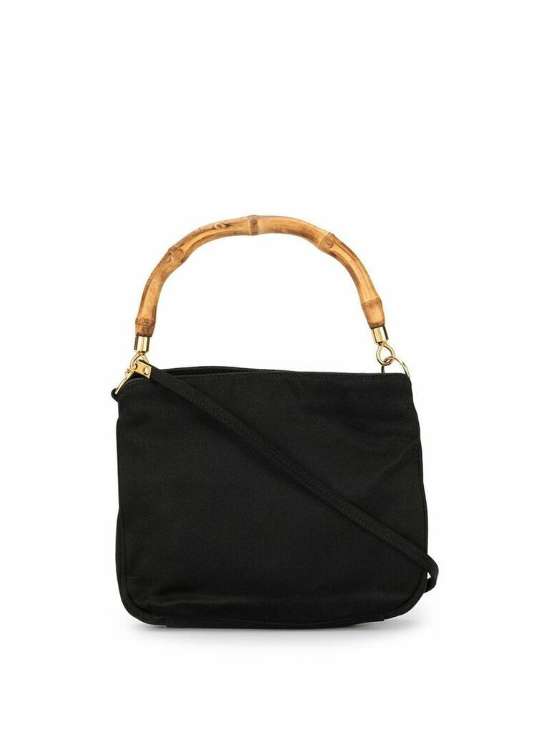 Gucci Pre-Owned bamboo handle tote - Black