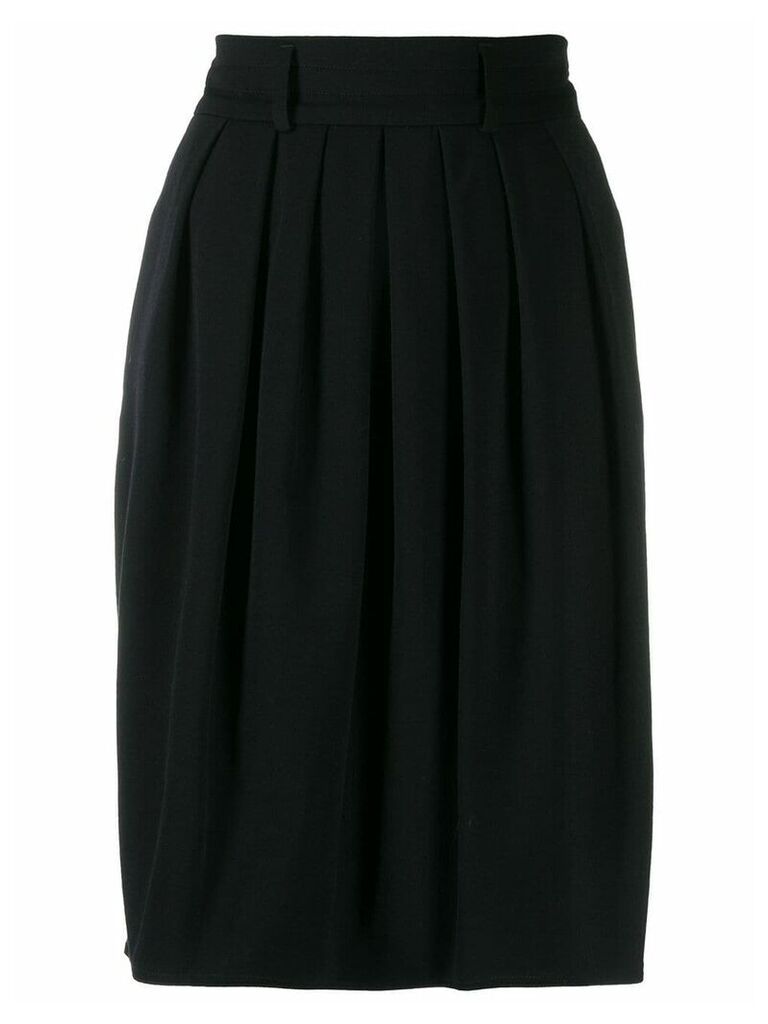 Jil Sander Pre-Owned '1990s pleated skirt - Black