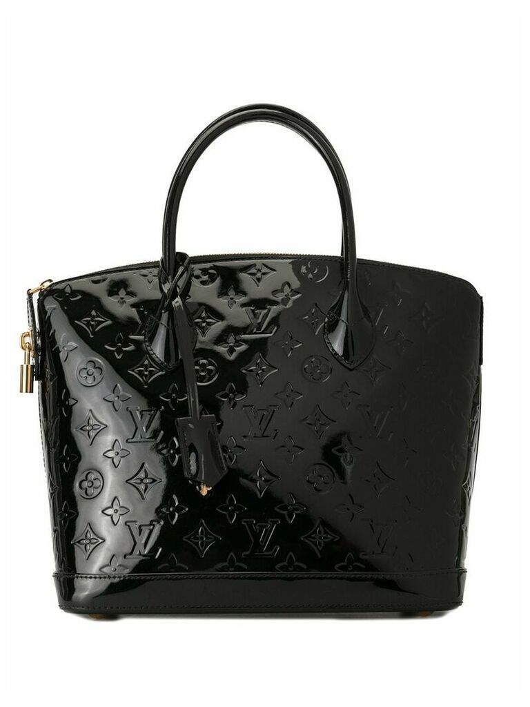 Louis Vuitton Pre-Owned Vernis Lockit PM handbag - Black