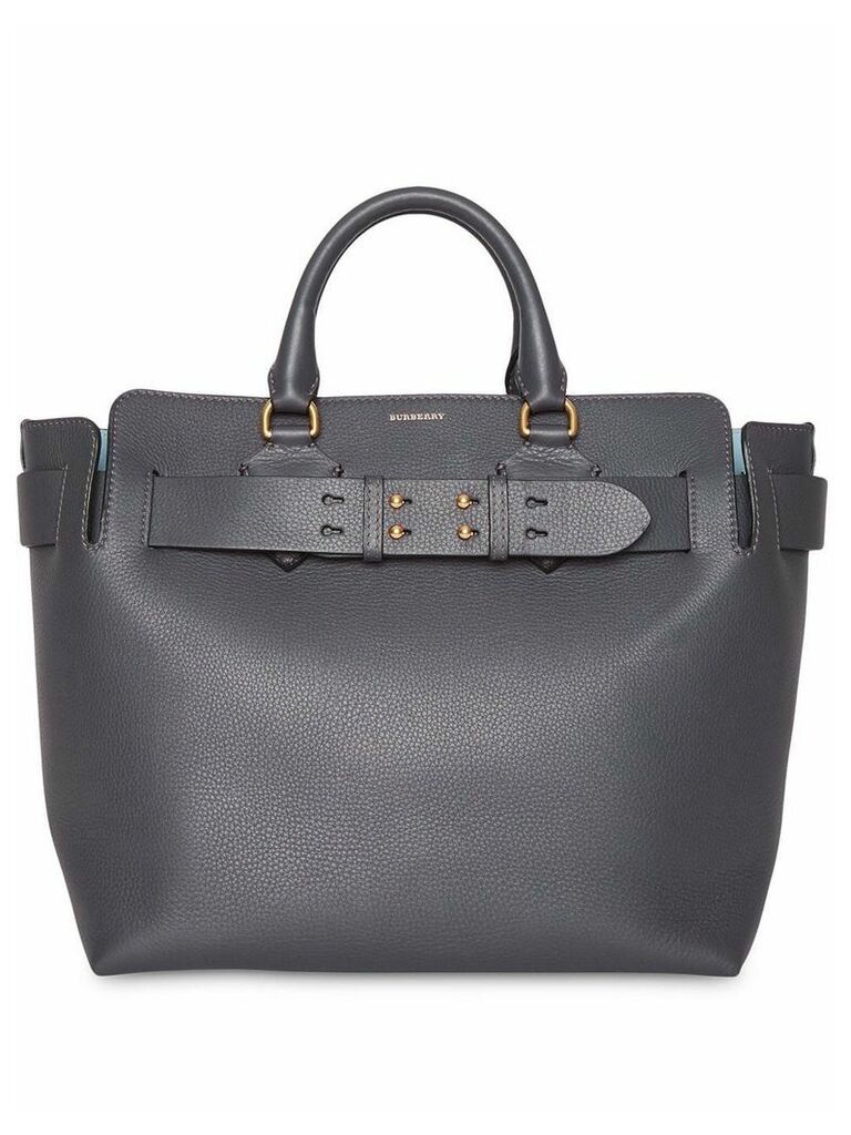 Burberry The Medium Leather Belt Bag - Grey
