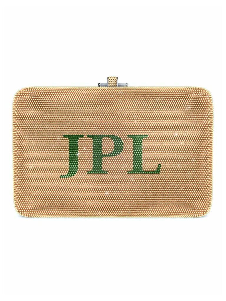 Judith Leiber Slim Slide Customizable Monogram bag - Metallic
