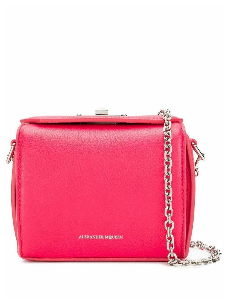 Alexander McQueen mini Box shoulder bag - Pink
