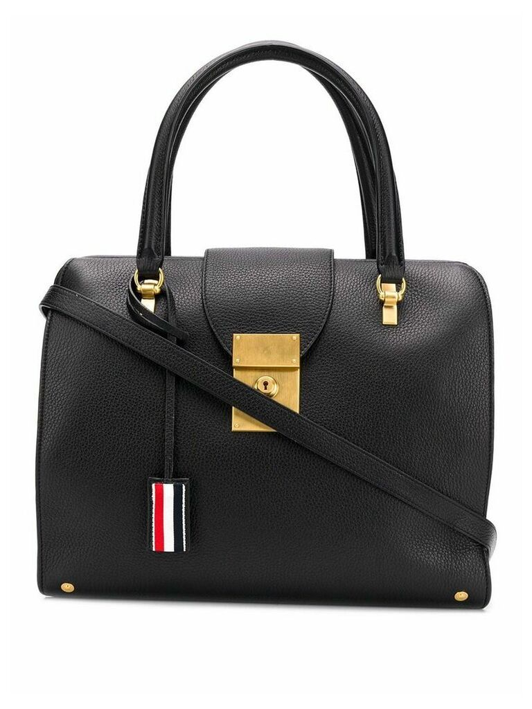 Thom Browne pebbled Mrs. Thom Bag - Black