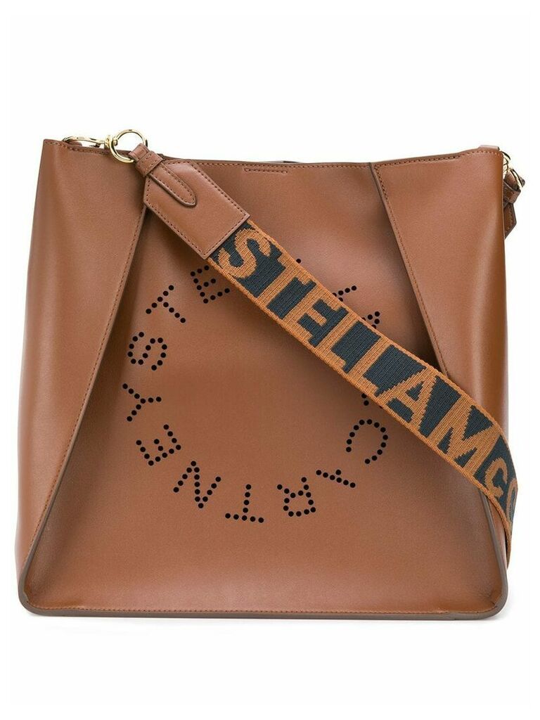 Stella McCartney Stella Logo shoulder bag - Brown