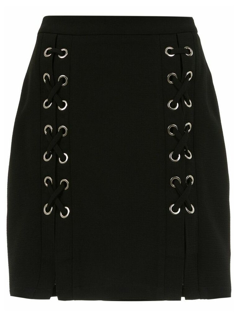 Olympiah lace up Messina skirt - Black