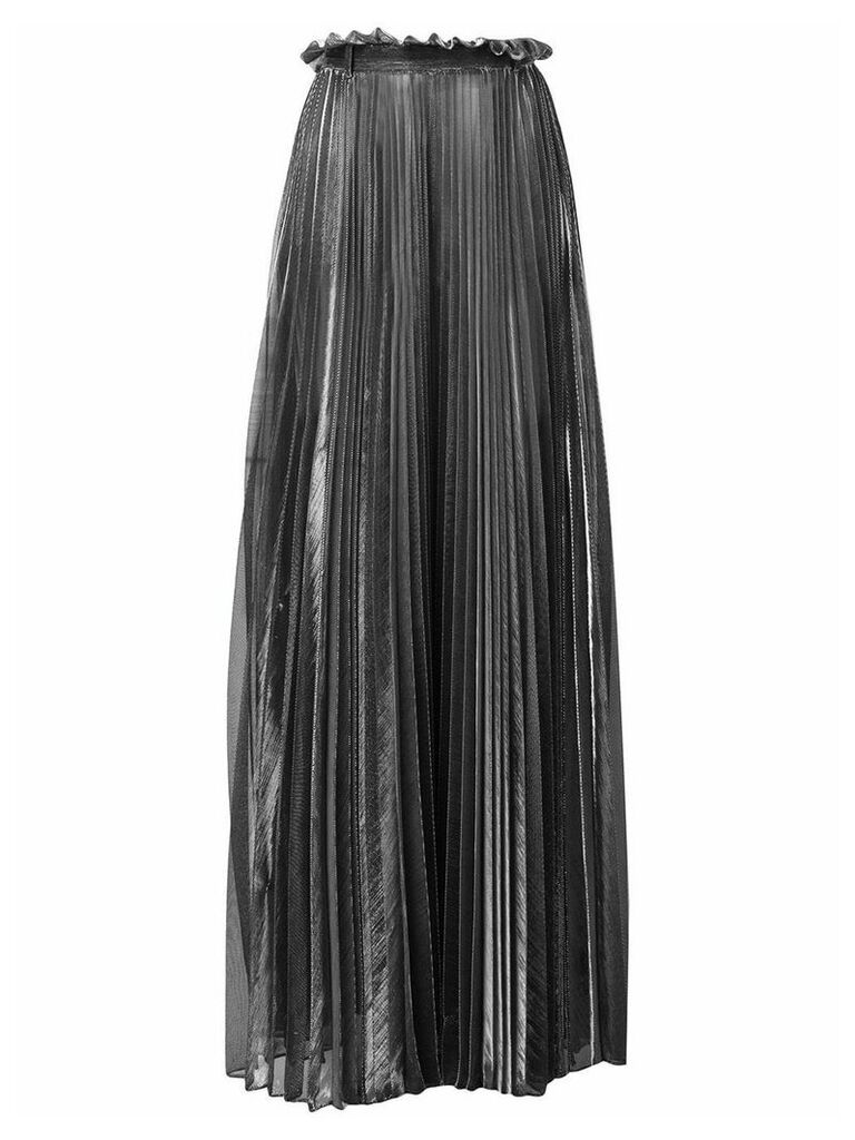 Atu Body Couture pleated palazzo trousers - SILVER