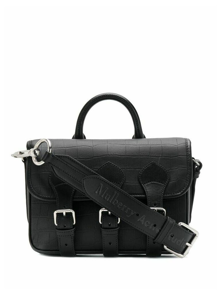Mulberry x Acne Studios satchel bag - Black