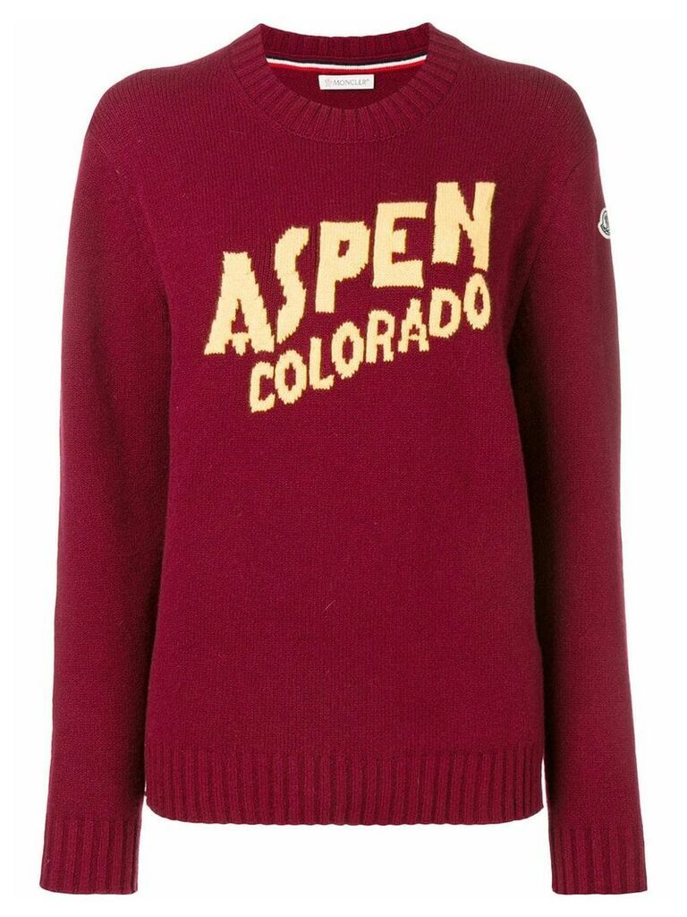 Moncler Aspen cashmere and wool sweater - Red