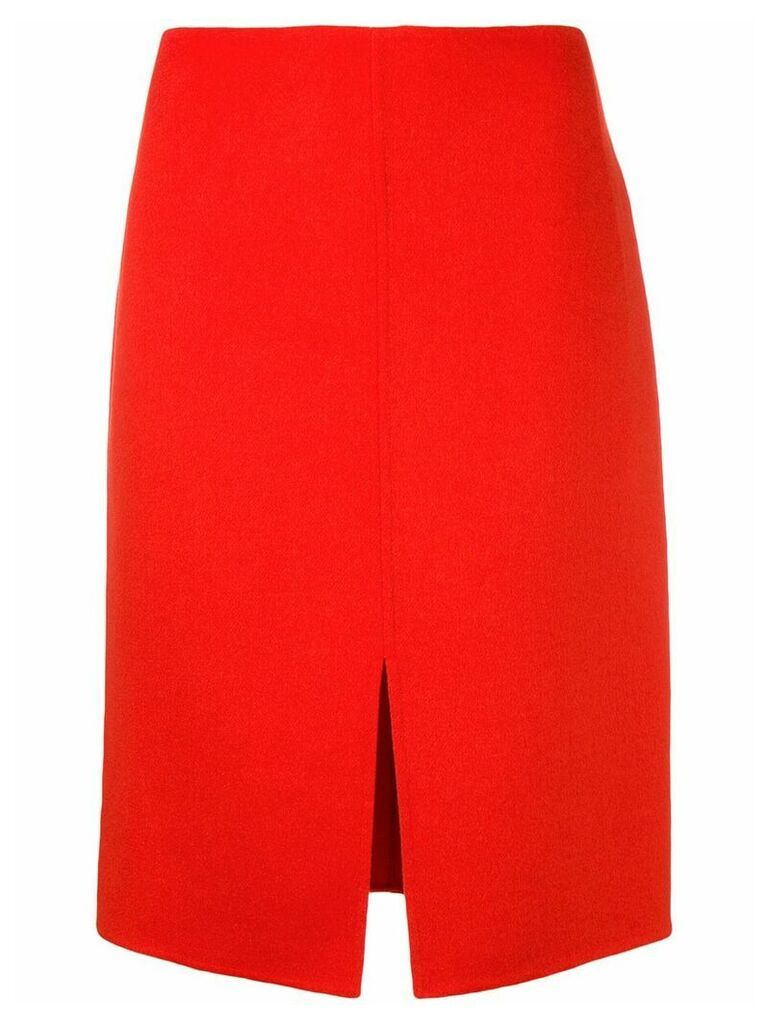 Odeeh front slit skirt - Red
