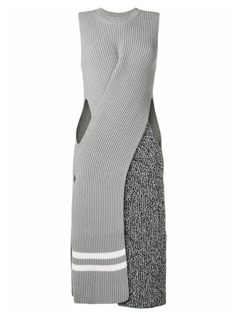 MRZ ribbed knit dress - Grey