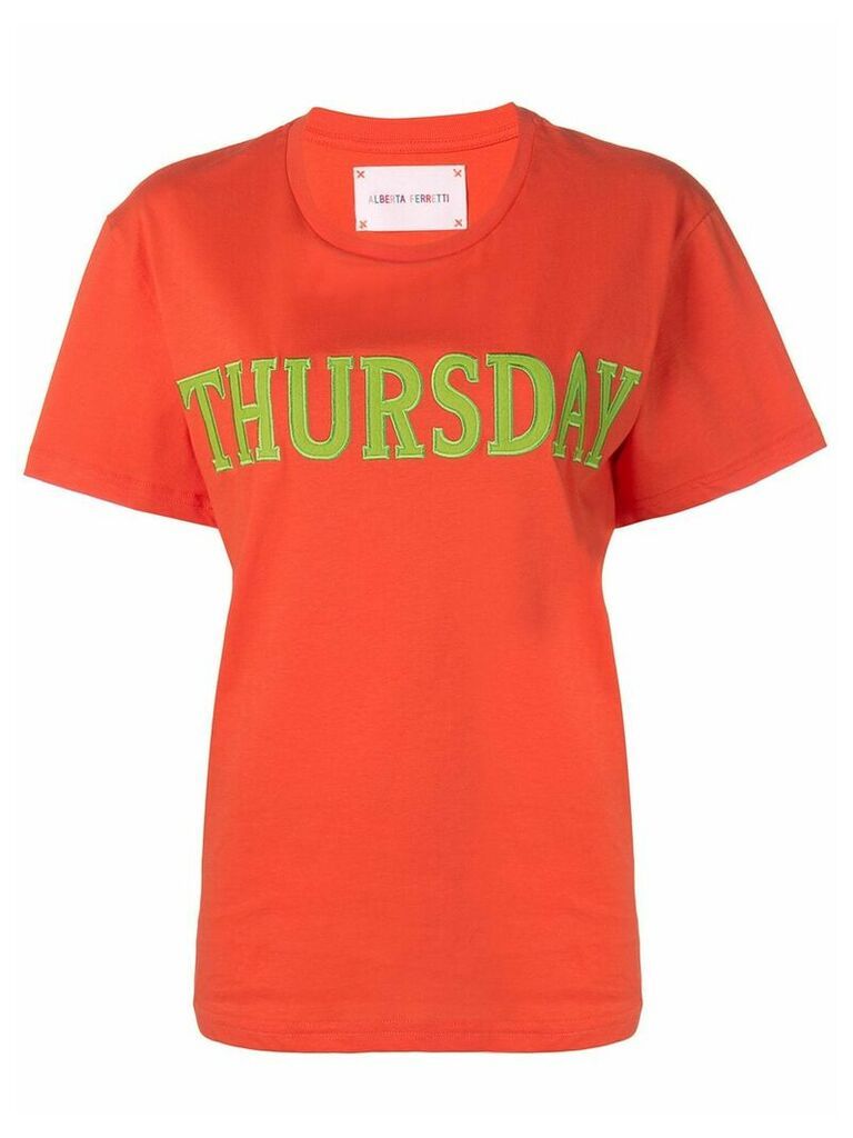 Alberta Ferretti Thursday T-shirt - ORANGE