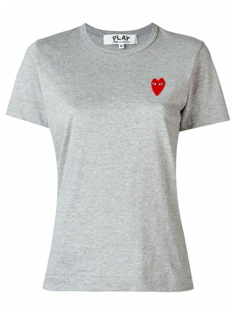 Comme Des Garçons Play heart logo T-shirt - Grey