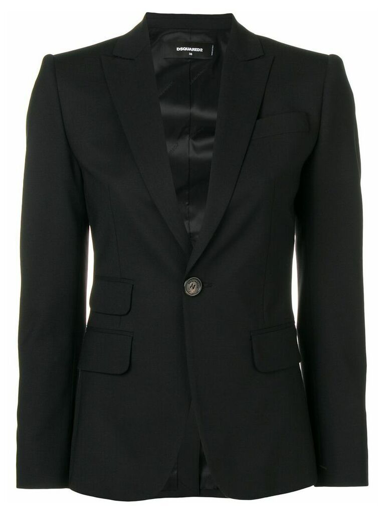 Dsquared2 classic fitted blazer - Black