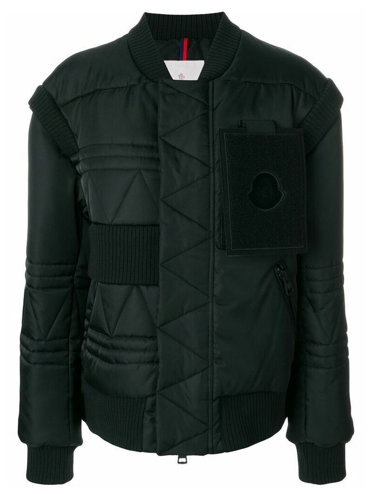 Moncler C oversized padded coat - Black